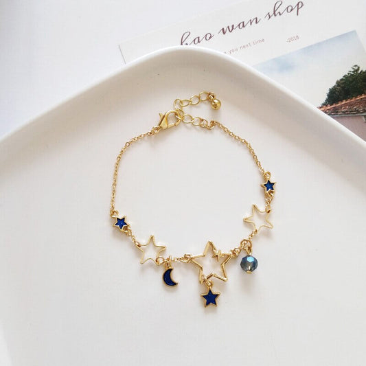 Shining Aster and Luna Bracelet