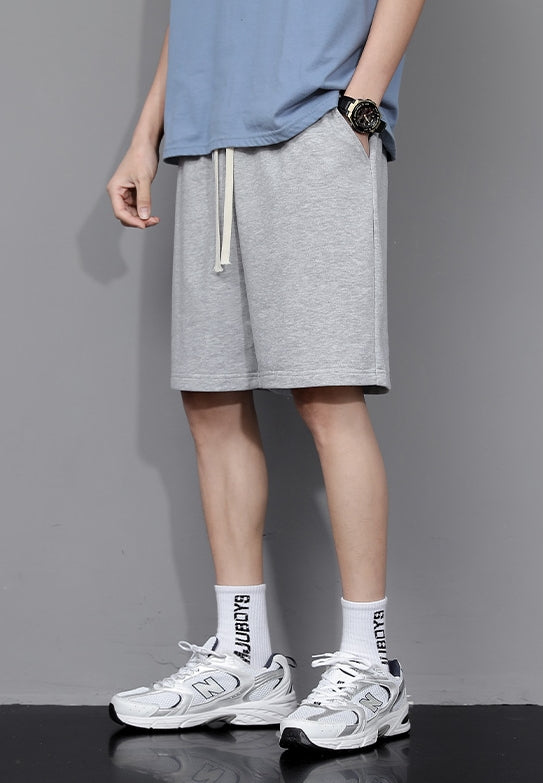 Drawstring Cotton Shorts