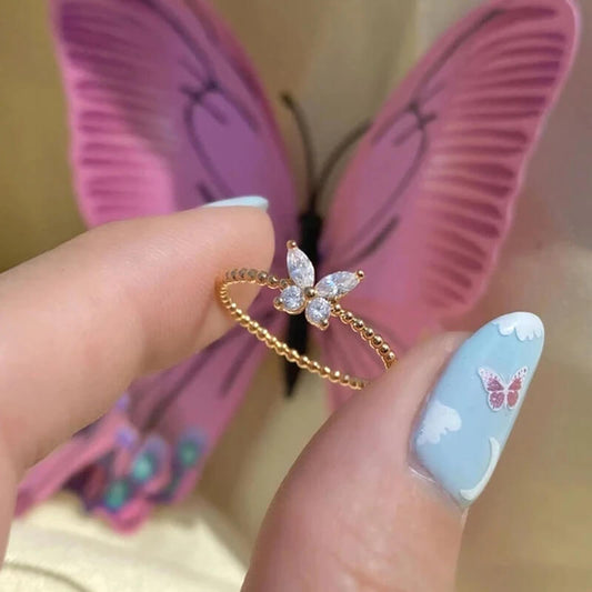 Reyna Mariposa Wings Ring